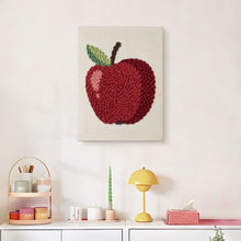 Afbeelding in Gallery-weergave laden, Punch Needle Pakket met frame - Rode Appel