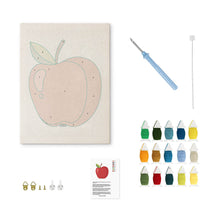Afbeelding in Gallery-weergave laden, Punch Needle Pakket met frame - Rode Appel