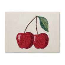 Afbeelding in Gallery-weergave laden, Punch Needle Pakket met frame - Kersen