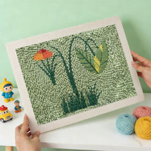 Afbeelding in Gallery-weergave laden, Punch Needle Pakket met frame - Wilde Weide