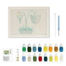 Afbeelding in Gallery-weergave laden, Punch Needle Pakket met frame - Wilde Weide