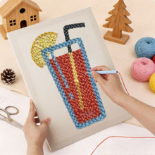 Afbeelding in Gallery-weergave laden, Punch Needle Pakket met frame - Citrus Verfrissing