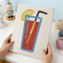 Afbeelding in Gallery-weergave laden, Punch Needle Pakket met frame - Citrus Verfrissing
