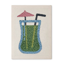Afbeelding in Gallery-weergave laden, Punch Needle Pakket met frame - Exotisch Drankje