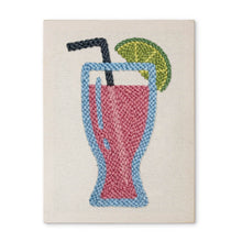 Afbeelding in Gallery-weergave laden, Punch Needle Pakket met frame - Roze Limonade