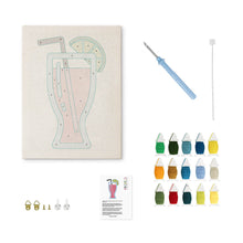Afbeelding in Gallery-weergave laden, Punch Needle Pakket met frame - Roze Limonade