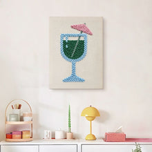 Afbeelding in Gallery-weergave laden, Punch Needle Pakket met frame - Tropische Bries