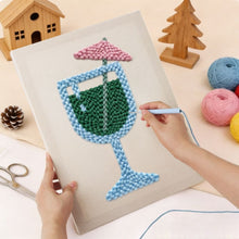 Afbeelding in Gallery-weergave laden, Punch Needle Pakket met frame - Tropische Bries