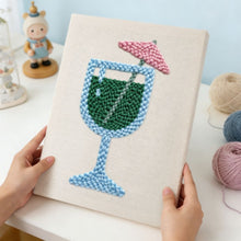 Afbeelding in Gallery-weergave laden, Punch Needle Pakket met frame - Tropische Bries