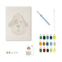 Afbeelding in Gallery-weergave laden, Punch Needle Pakket met frame - Vrolijke Hond