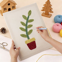 Afbeelding in Gallery-weergave laden, Punch Needle Pakket met frame - Vreugde in Pot