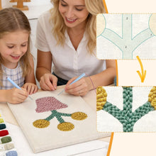 Afbeelding in Gallery-weergave laden, Punch Needle Pakket met frame - Groene Vingers