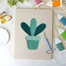 Afbeelding in Gallery-weergave laden, Punch Needle Pakket met frame - Lachende Vetplant