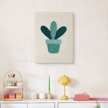 Afbeelding in Gallery-weergave laden, Punch Needle Pakket met frame - Lachende Vetplant