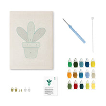Afbeelding in Gallery-weergave laden, Punch Needle Pakket met frame - Lachende Vetplant