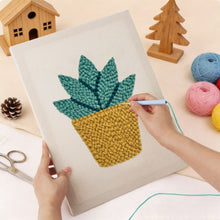 Afbeelding in Gallery-weergave laden, Punch Needle Pakket met frame - Zonnige Vetplant