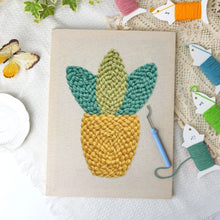 Afbeelding in Gallery-weergave laden, Punch Needle Pakket met frame - Mini Groen