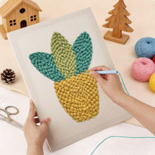 Afbeelding in Gallery-weergave laden, Punch Needle Pakket met frame - Mini Groen