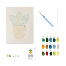 Afbeelding in Gallery-weergave laden, Punch Needle Pakket met frame - Mini Groen