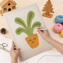 Afbeelding in Gallery-weergave laden, Punch Needle Pakket met frame - Bladrijke Vreugde