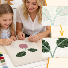 Afbeelding in Gallery-weergave laden, Punch Needle Pakket met frame - Tropische Bloei