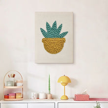 Afbeelding in Gallery-weergave laden, Punch Needle Pakket met frame - Zongekuste Vetplant