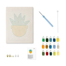 Afbeelding in Gallery-weergave laden, Punch Needle Pakket met frame - Zongekuste Vetplant