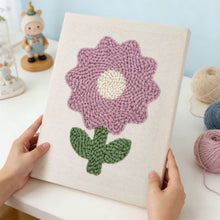 Afbeelding in Gallery-weergave laden, Punch Needle Pakket met frame - Sering Bloem