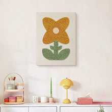 Afbeelding in Gallery-weergave laden, Punch Needle Pakket met frame - Zonnige Bloem