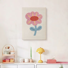 Afbeelding in Gallery-weergave laden, Punch Needle Pakket met frame - Zachte Bloem
