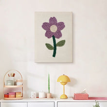 Afbeelding in Gallery-weergave laden, Punch Needle Pakket met frame - Zachte Lentebloem