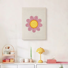 Afbeelding in Gallery-weergave laden, Punch Needle Pakket met frame - Roze Madeliefje