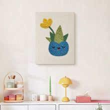 Afbeelding in Gallery-weergave laden, Punch Needle Pakket met frame - Blije Vetplant