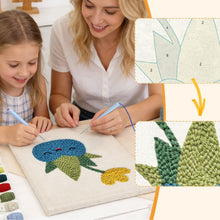 Afbeelding in Gallery-weergave laden, Punch Needle Pakket met frame - Blije Vetplant