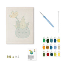 Afbeelding in Gallery-weergave laden, Punch Needle Pakket met frame - Blije Vetplant