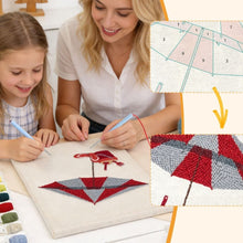 Afbeelding in Gallery-weergave laden, Punch Needle Pakket met frame - Zomer Sfeer