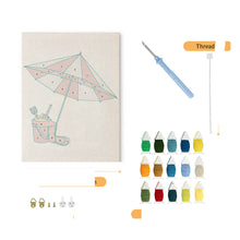Afbeelding in Gallery-weergave laden, Punch Needle Pakket met frame - Zomer Sfeer