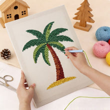 Afbeelding in Gallery-weergave laden, Punch Needle Pakket met frame - Eiland Ontsnapping