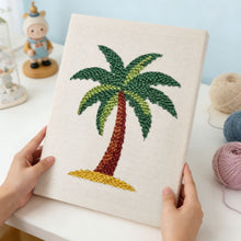 Afbeelding in Gallery-weergave laden, Punch Needle Pakket met frame - Eiland Ontsnapping
