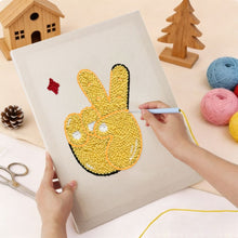 Afbeelding in Gallery-weergave laden, Punch Needle Pakket met frame - Vrede en Glans