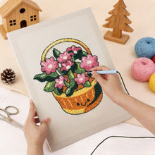 Afbeelding in Gallery-weergave laden, Punch Needle Pakket met frame - Bloemenmand