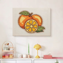 Afbeelding in Gallery-weergave laden, Punch Needle Pakket met frame - Verse Sinaasappels