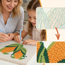 Afbeelding in Gallery-weergave laden, Punch Needle Pakket met frame - Gouden Maïs