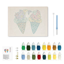 Afbeelding in Gallery-weergave laden, Punch Needle Pakket met frame - IJs Dromen