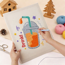 Afbeelding in Gallery-weergave laden, Punch Needle Pakket met frame - Bruisend Plezier