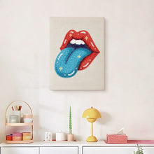 Afbeelding in Gallery-weergave laden, Punch Needle Pakket met frame - Kosmische Kus
