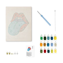 Afbeelding in Gallery-weergave laden, Punch Needle Pakket met frame - Kosmische Kus