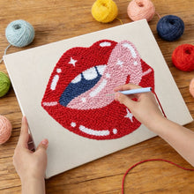 Afbeelding in Gallery-weergave laden, Punch Needle Pakket met frame - Sterrenkus