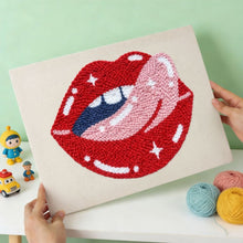 Afbeelding in Gallery-weergave laden, Punch Needle Pakket met frame - Sterrenkus