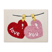Afbeelding in Gallery-weergave laden, Punch Needle Pakket met frame - Liefde in de Lucht